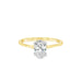 1.00ct Oval Brilliant Cut Diamond Solitaire Ring 18ct Yellow Gold