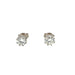 1.60ct Round Brilliant Cut Diamond Solitaire Stud Earrings 18ct White Gold