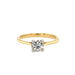 18ct Yellow Gold 0.50ct Round Brilliant Cut Diamond Solitaire Ring