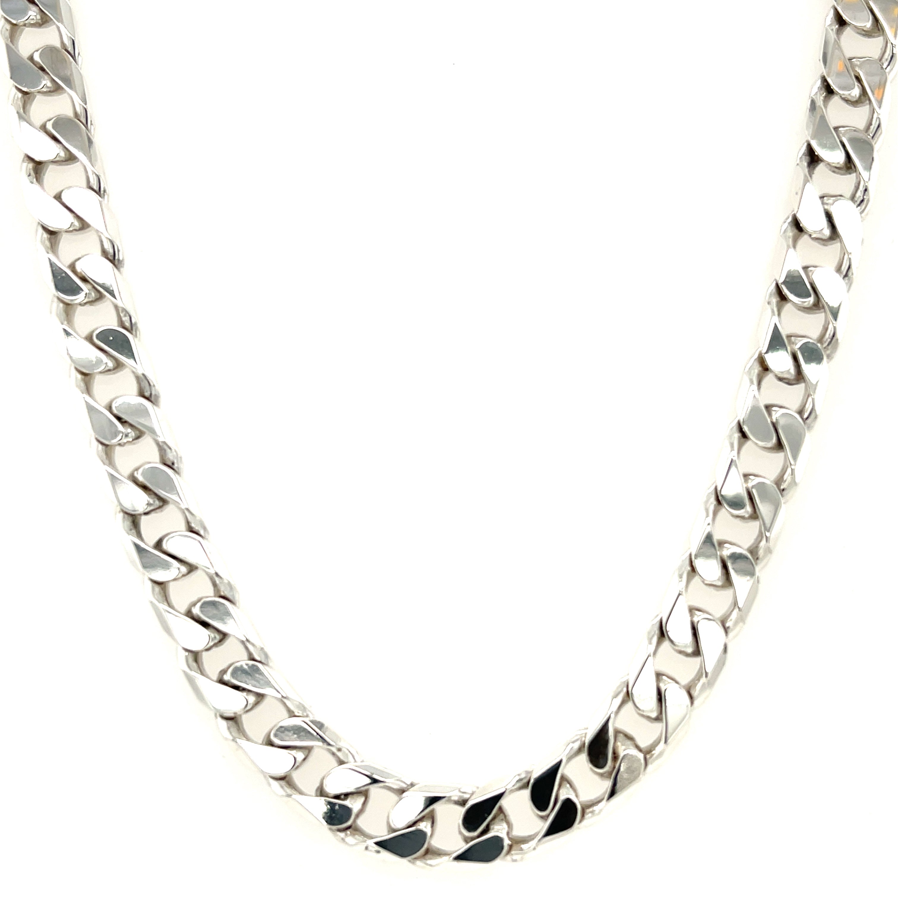 Sterling Silver (925) 20 Inch Classic Curb Link Chain - 48.57g SOLD