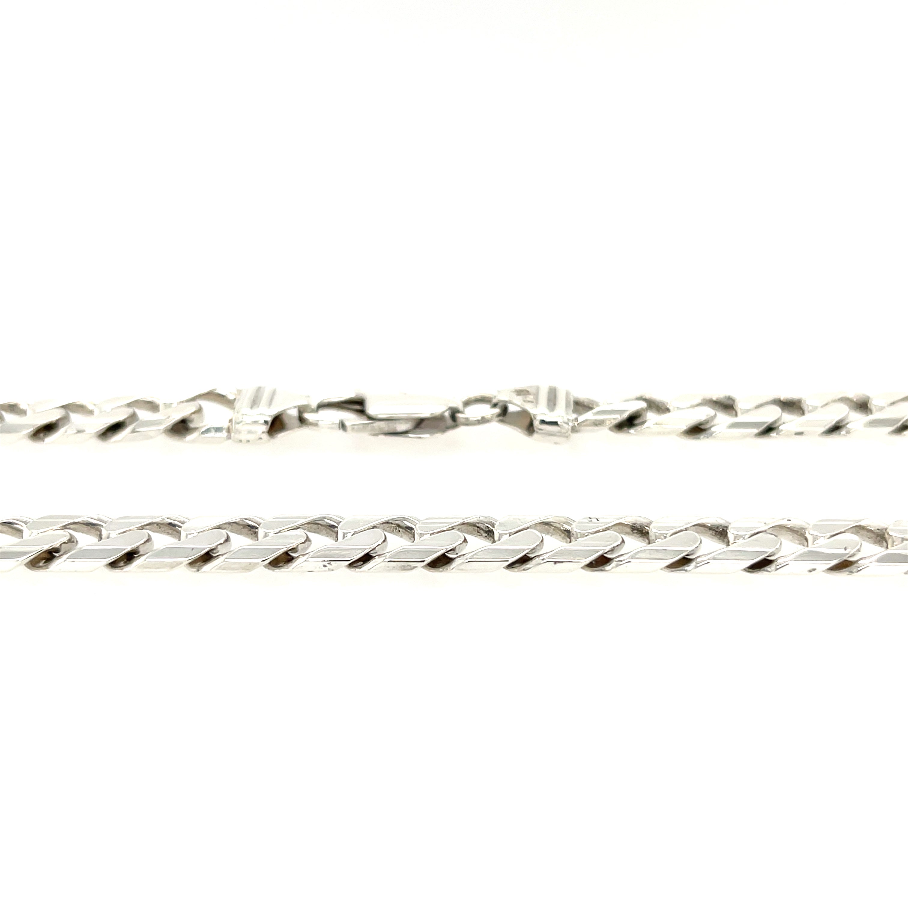 Sterling Silver (925) 20 Inch Classic Curb Link Chain - 48.57g SOLD