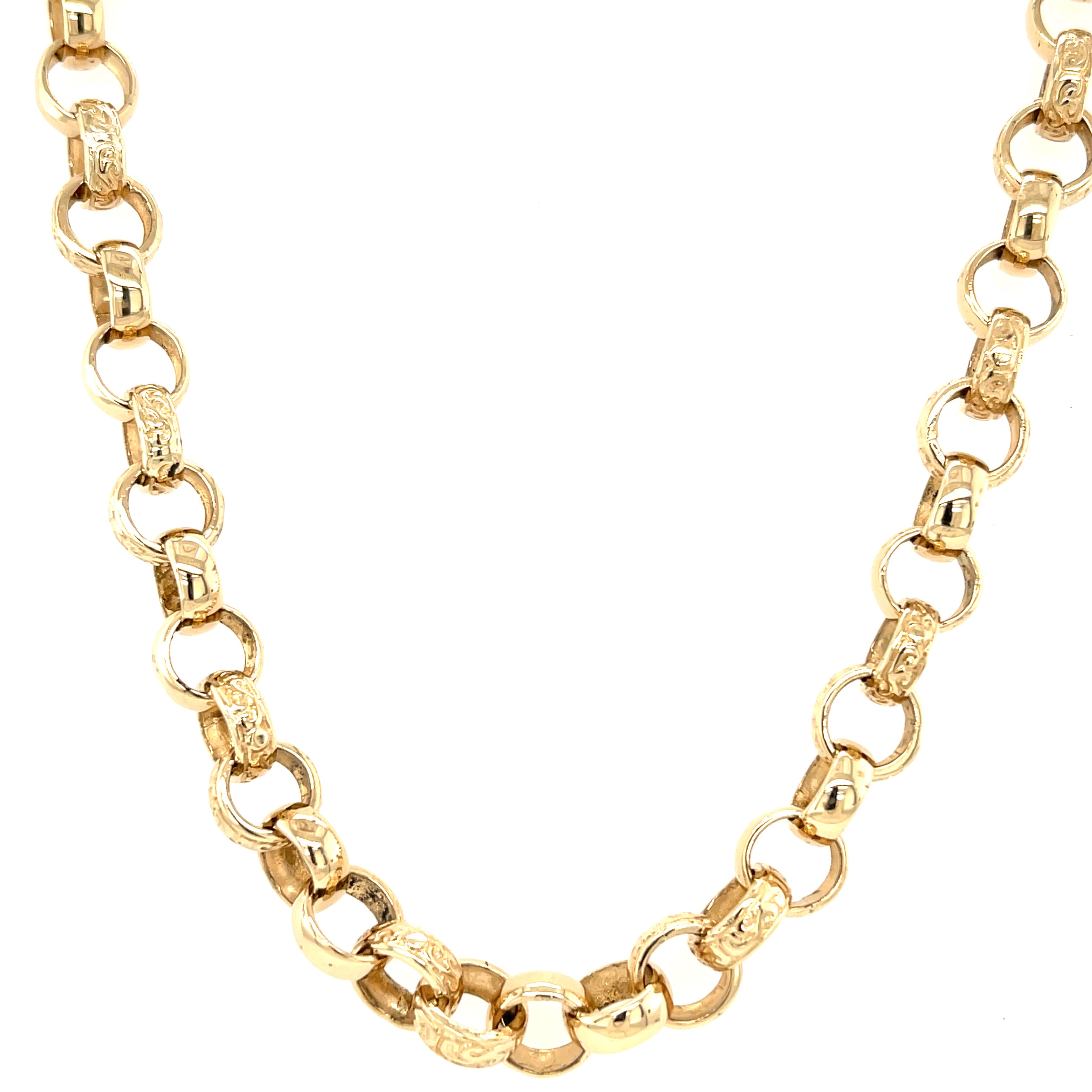 20 Inch 9ct Gold Chain 9ct Gold Solid 20 Mens Curb Chain Warren James