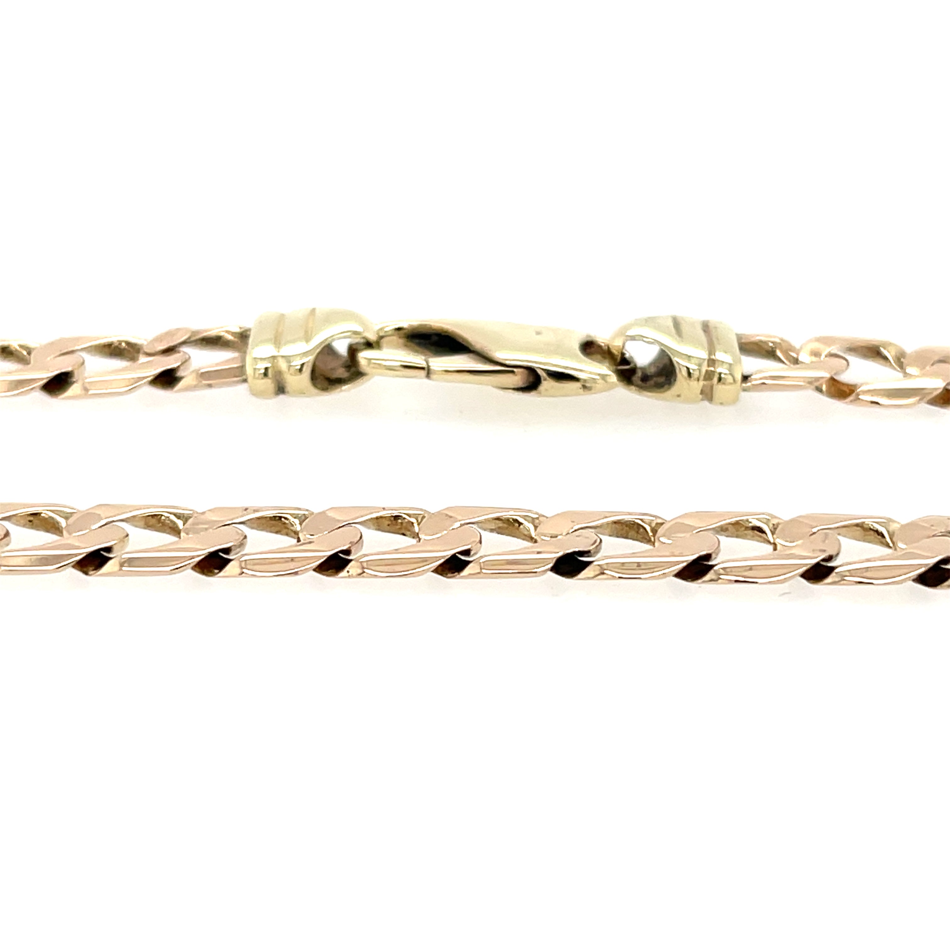 9ct Yellow Gold 22 Inch Curb Link Chain - 30.12g
