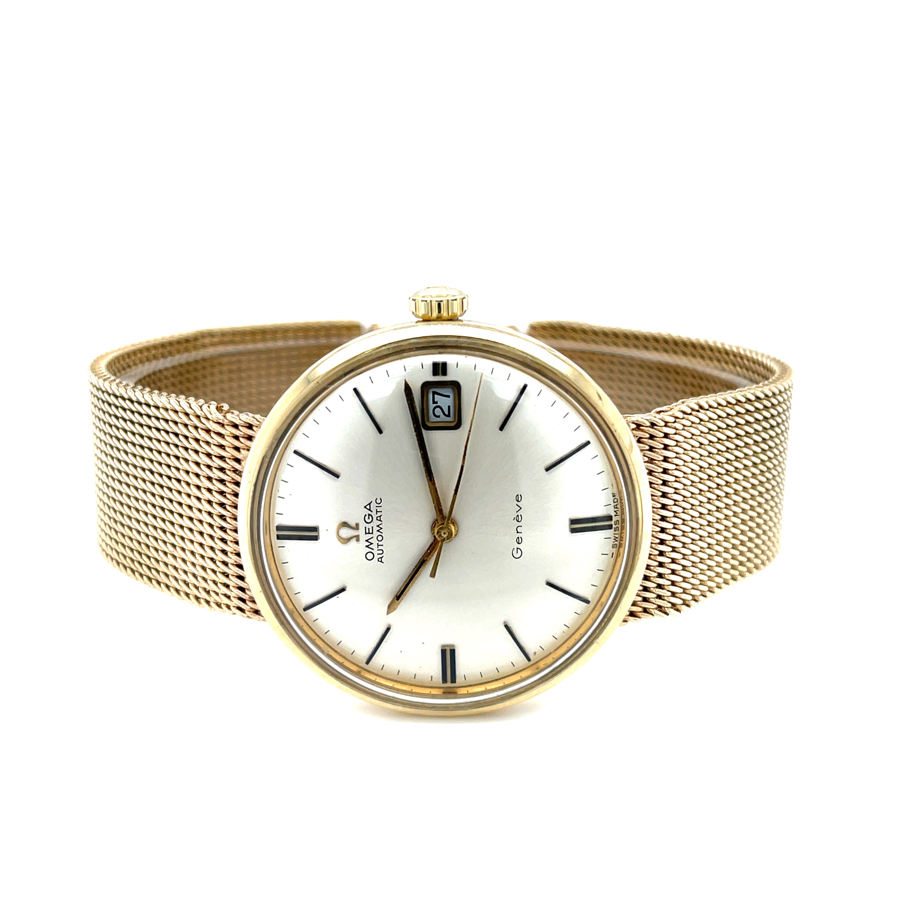 OMEGA Seamaster Geneve Automatic 9ct Yellow Gold Bracelet Watch