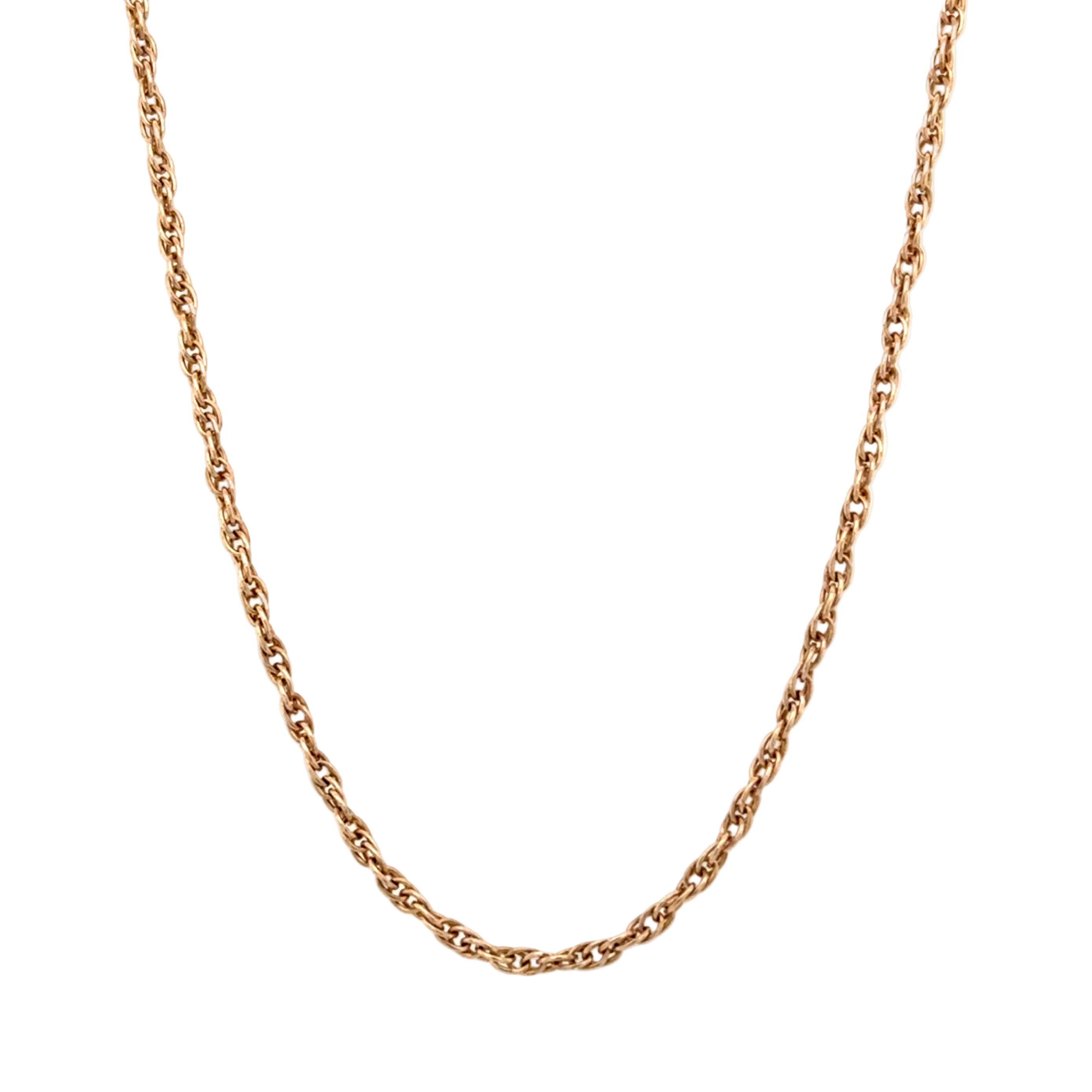 9ct Yellow Gold 16"/40cm Prince Of Wales Link Chain - 2.98g