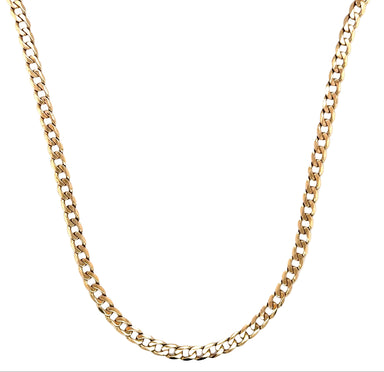 9ct Yellow Gold 20"/50cm Curb Link Chain Necklace - 14.26g