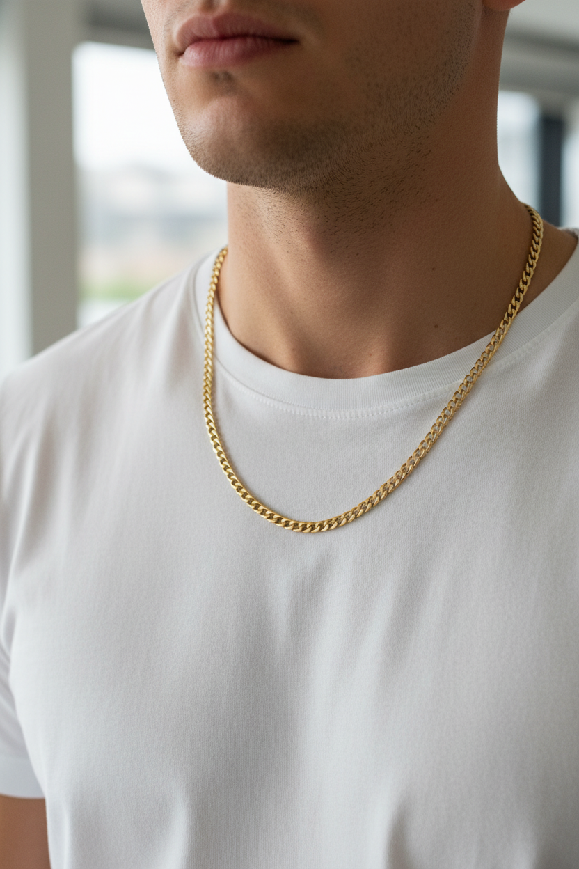 9ct Yellow Gold 20"/50cm Curb Link Chain Necklace - 14.26g