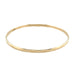 9ct Yellow Gold 3mm Wide 7.5"/18.75cm Slave Bangle - 8.55g
