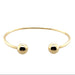 9ct Yellow Gold 7.5"/18.75cm Solid Torque Bangle - 17.67g