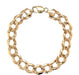 9ct Yellow Gold 8.75"/21.88cm Curb Link Bracelet - 26.63g
