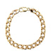 9ct Yellow Gold 9"/22.50cm Curb Link Bracelet - 37.30g