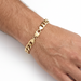 9ct Yellow Gold 9"/22.50cm Curb Link Bracelet - 37.30g