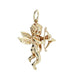9ct Yellow Gold Solid Cherub Pendant/ Charm London 1965 - 4.82g