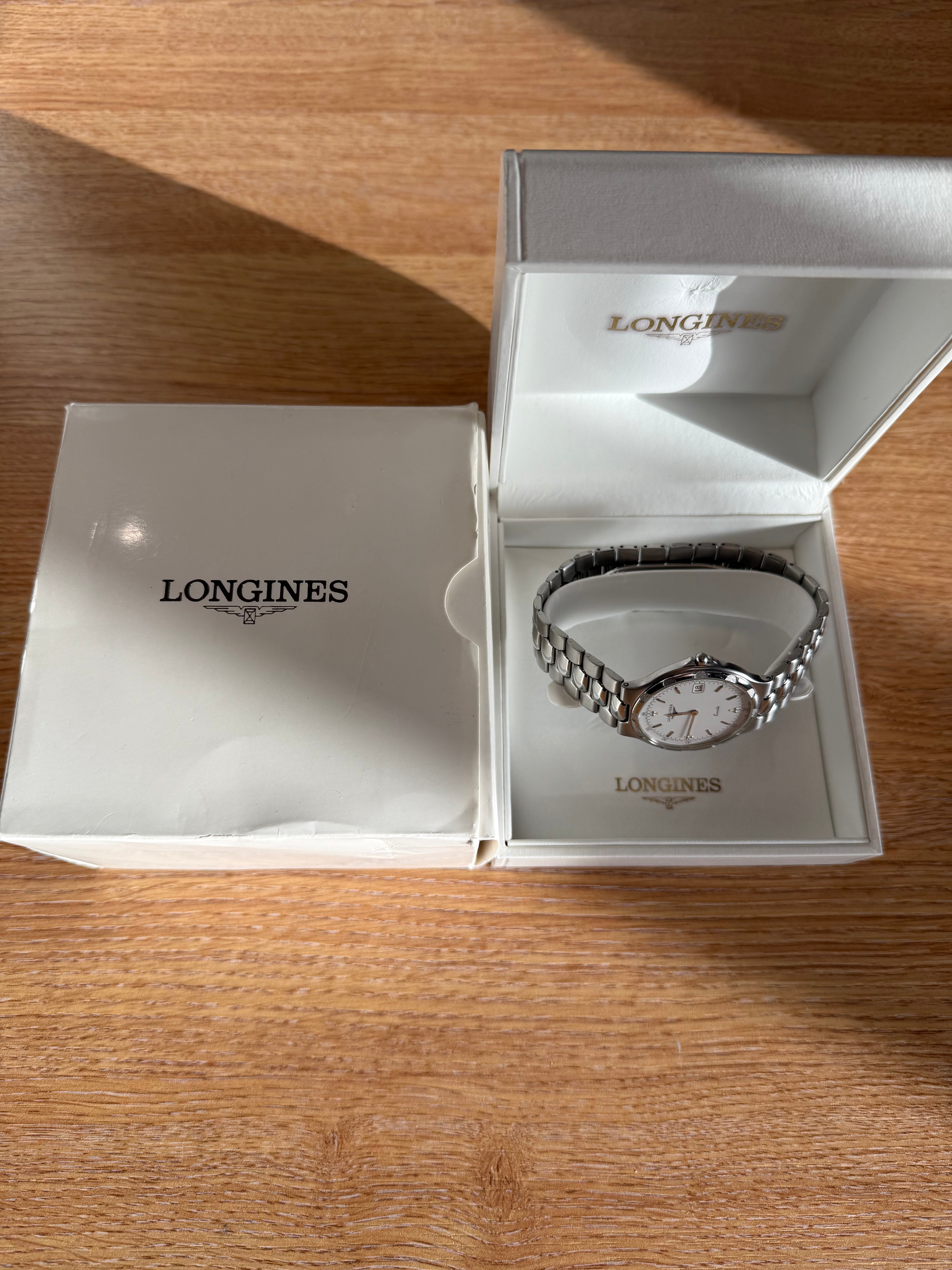 LONGINES Conquest L1.614.4 Watch Stainless Steel Quartz 1990's