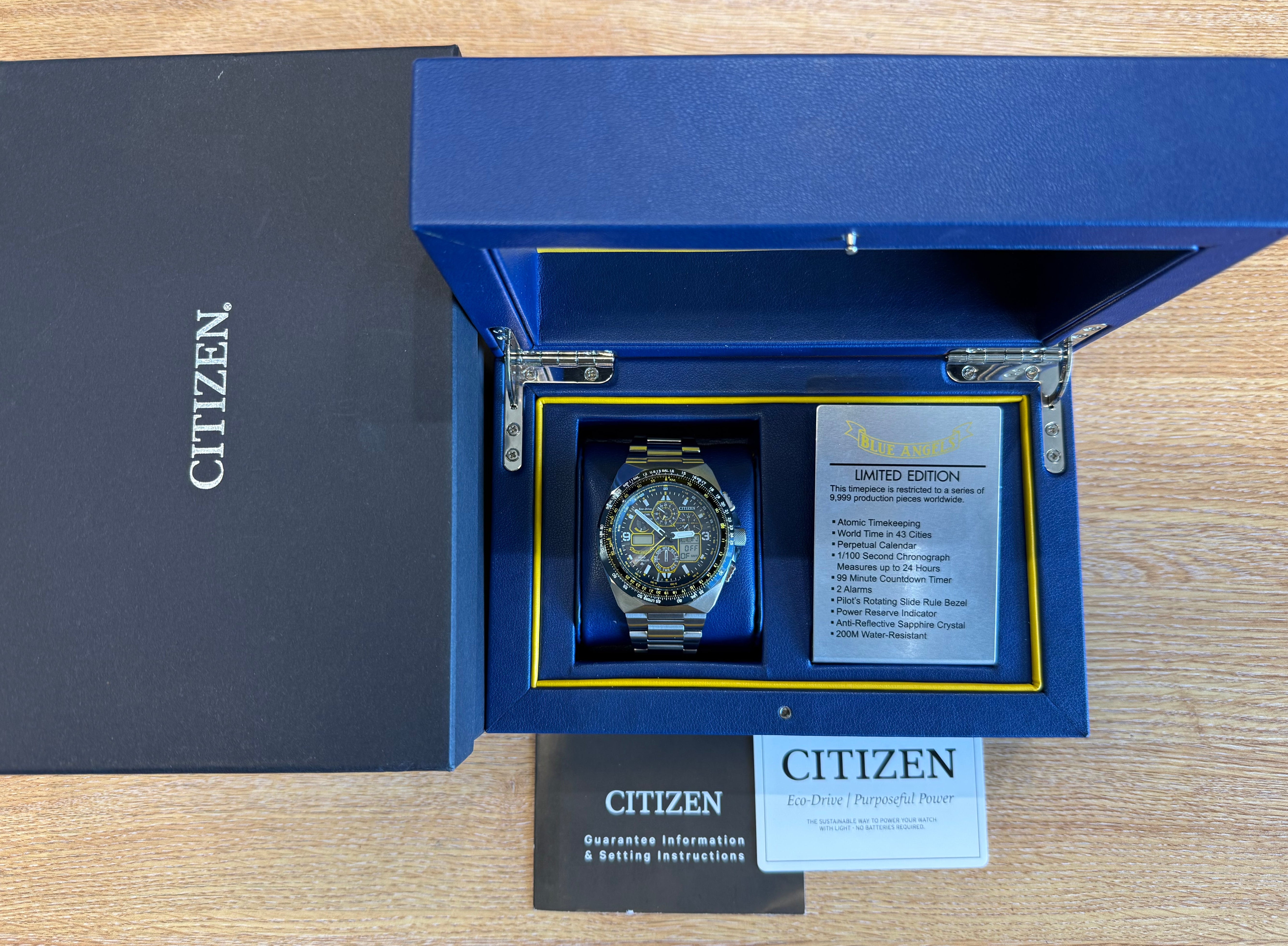CITIZEN Eco-Drive Blue Angels Promaster Skyhawk A.T Watch JY8125-54L
