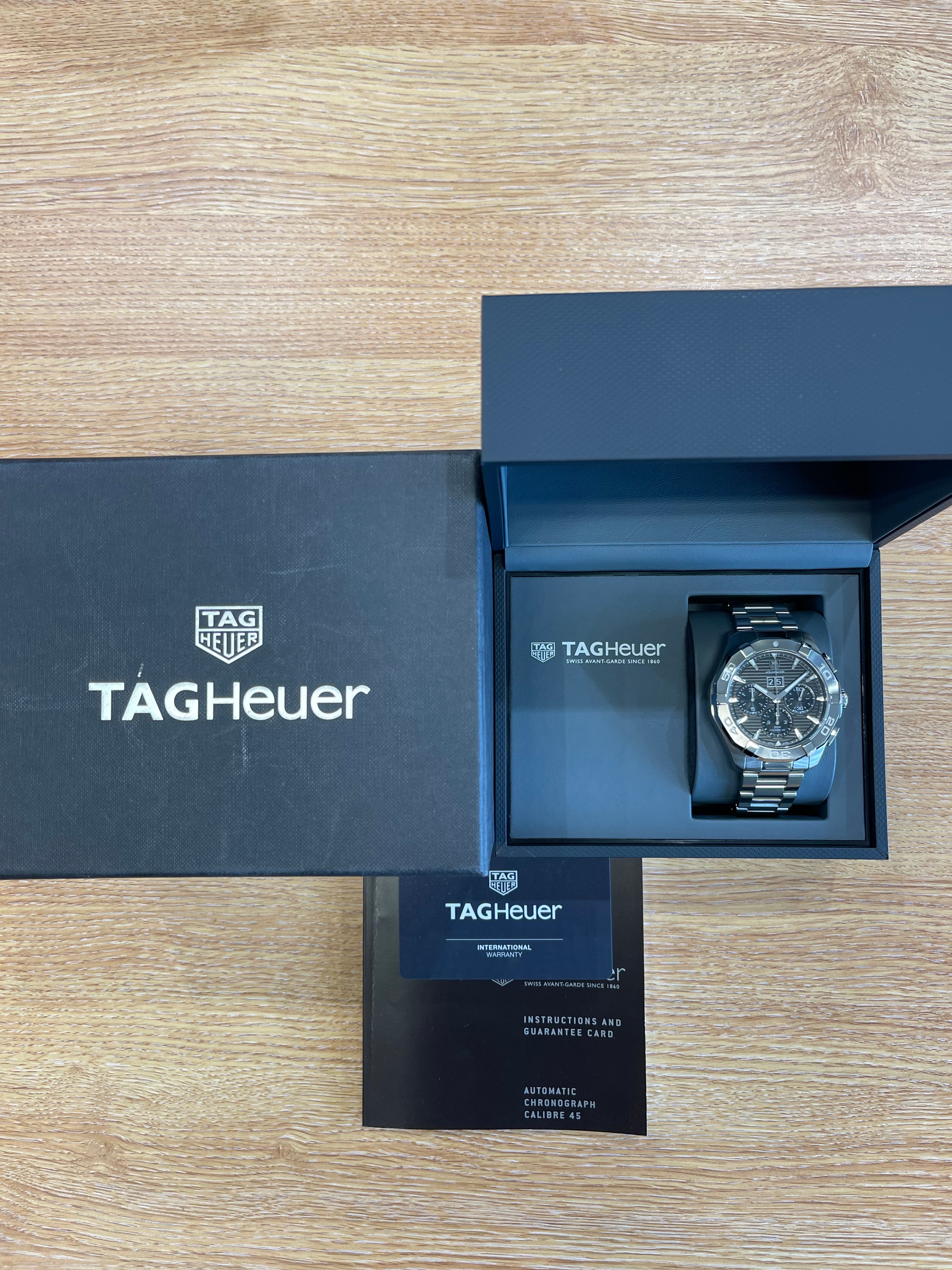 TAG HEUER Aquaracer Calibre 45 Chronograph Automatic Watch CAY211Z.BA0926 SOLD