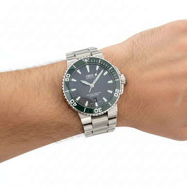 ORIS Aquis Date 7653 Diver's Watch 43mm Stainless Steel Automatic