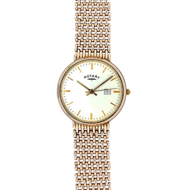 ROTARY 9ct Yellow Gold 33mm Gentleman's Bracelet Dress Watch