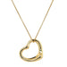 Tiffany & Co Elsa Peretti 22mm Open Heart Pendant 18ct Yellow Gold