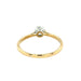 Vintage 0.33ct Round Brilliant Cut Diamond Solitaire Ring 18ct Yellow Gold & Platinum