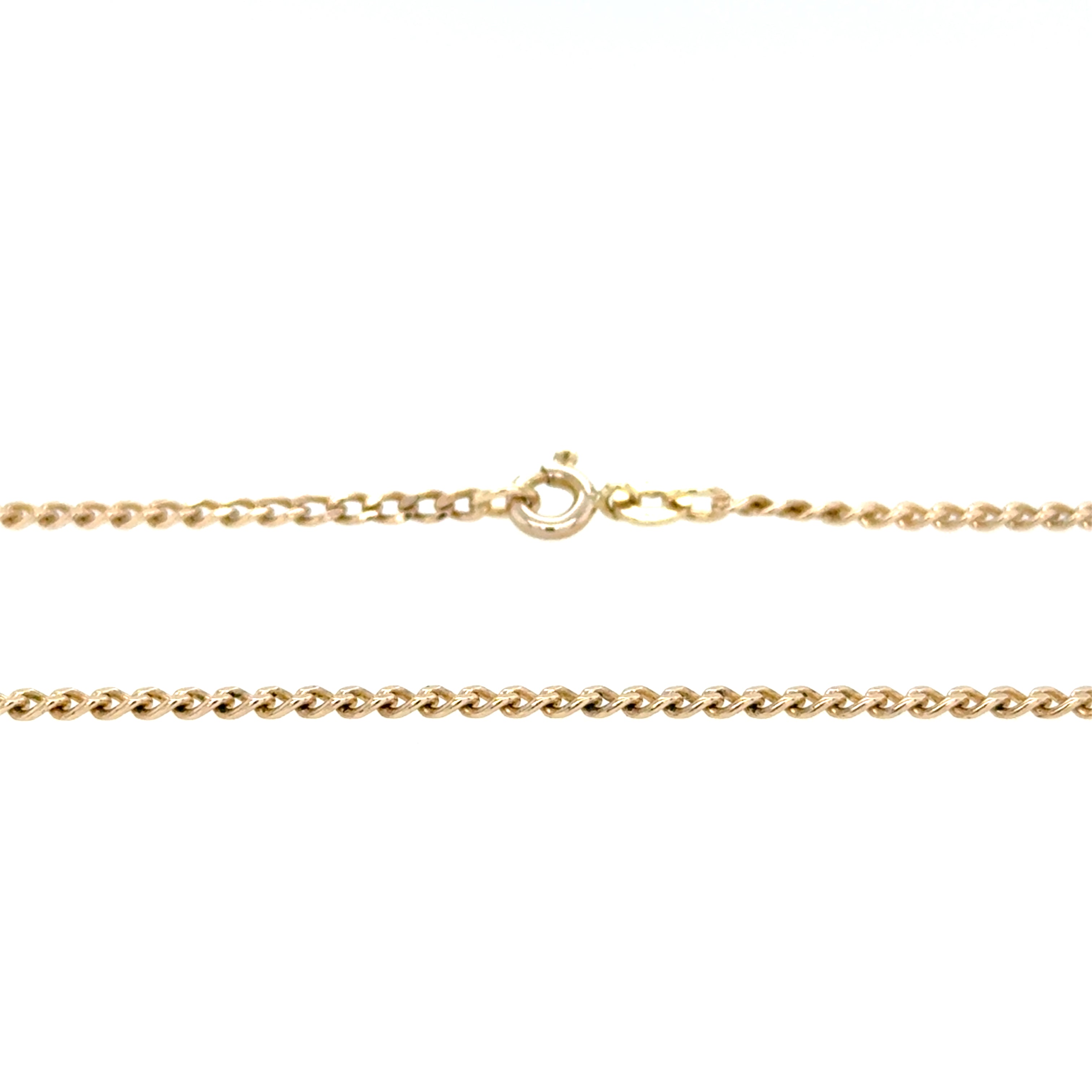 9ct Yellow Gold 24 Inch Curb Link Chain - 7.26g