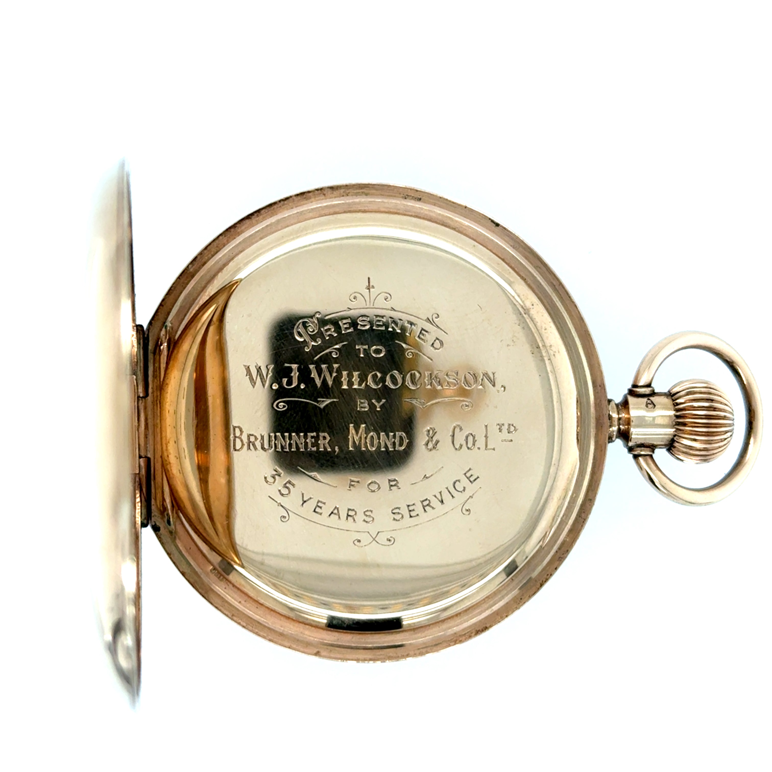 Antique 9ct Yellow Gold Open Face Pocket Watch Birmingham 1925 SOLD