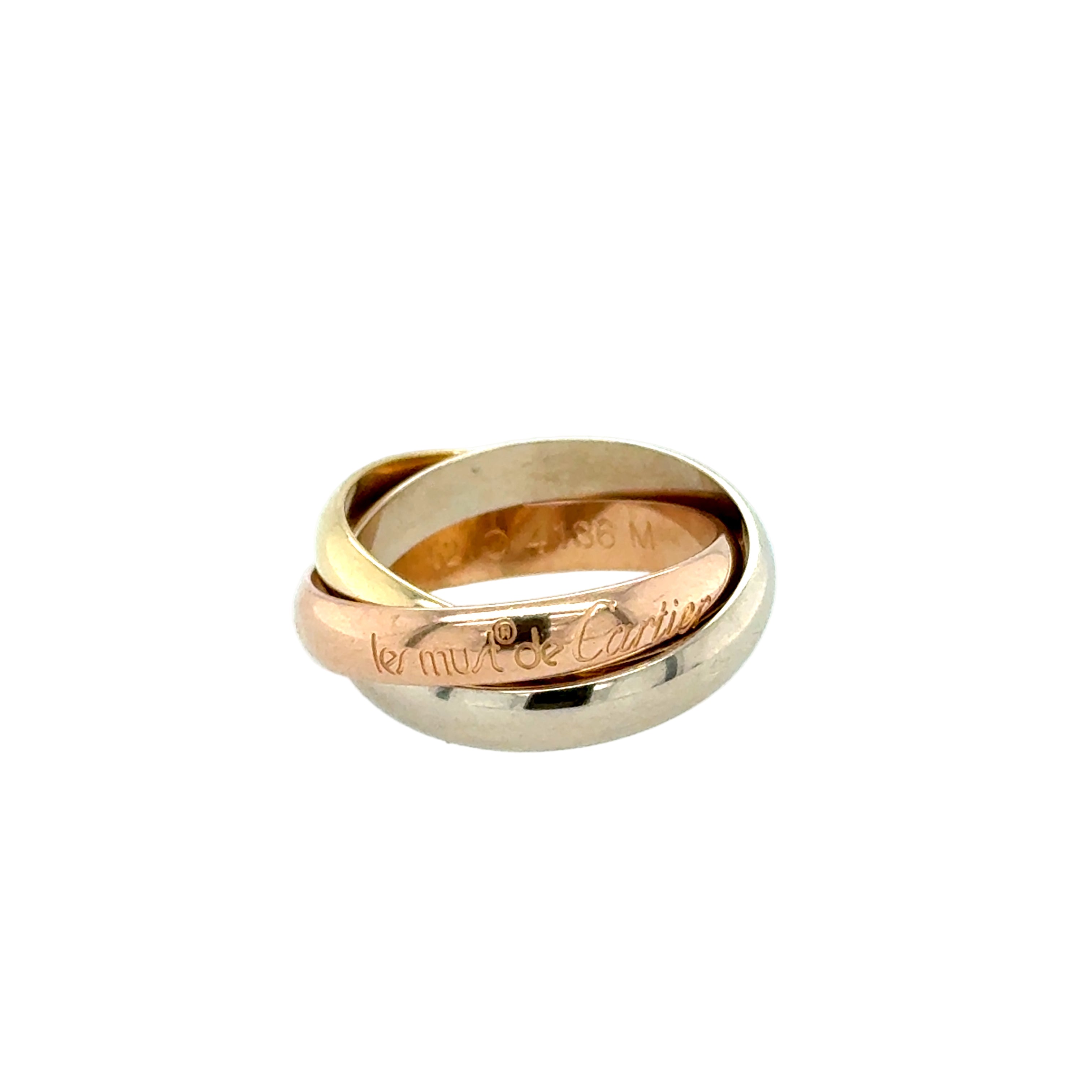 CARTIER les must de Cartier Trinity Ring 18ct Gold Size 52 — Louis