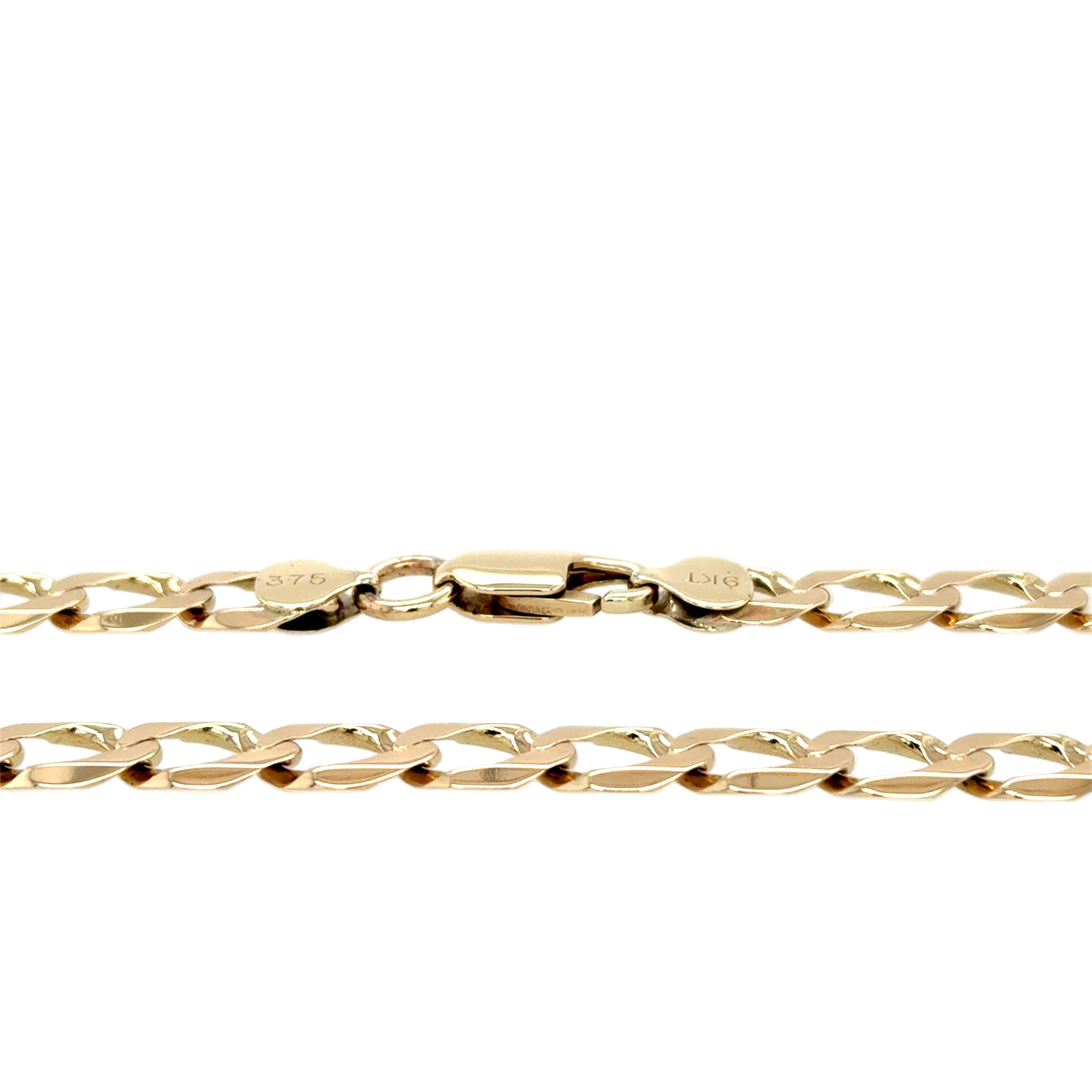 9ct Yellow Gold 23 Inch Curb Link Chain Necklace - 36.84g