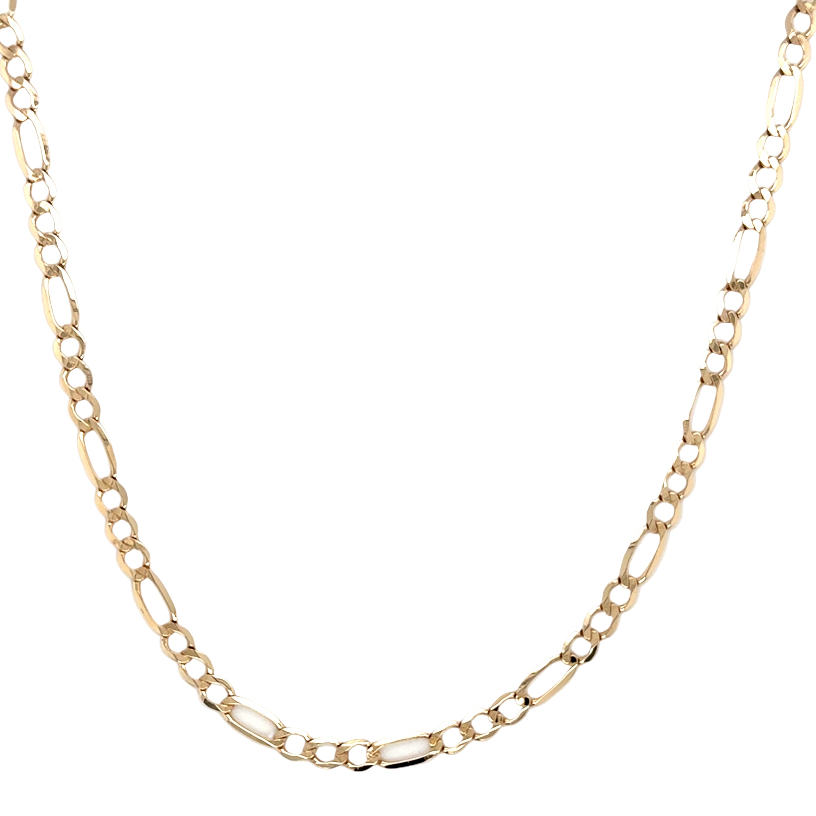 9ct Yellow Gold 20 Inch Figaro Link Chain - 6.03g