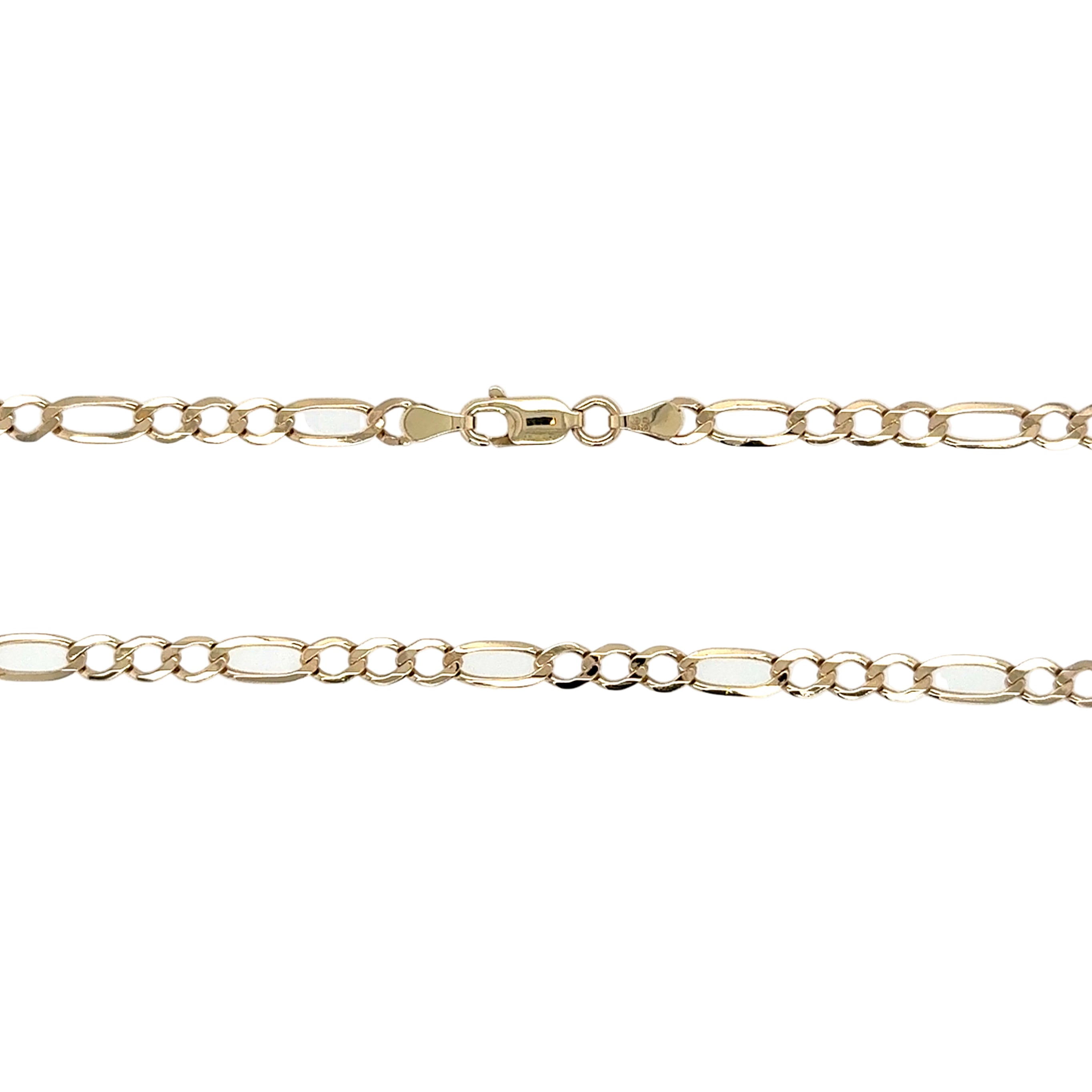 9ct Yellow Gold 20 Inch Figaro Link Chain - 6.03g