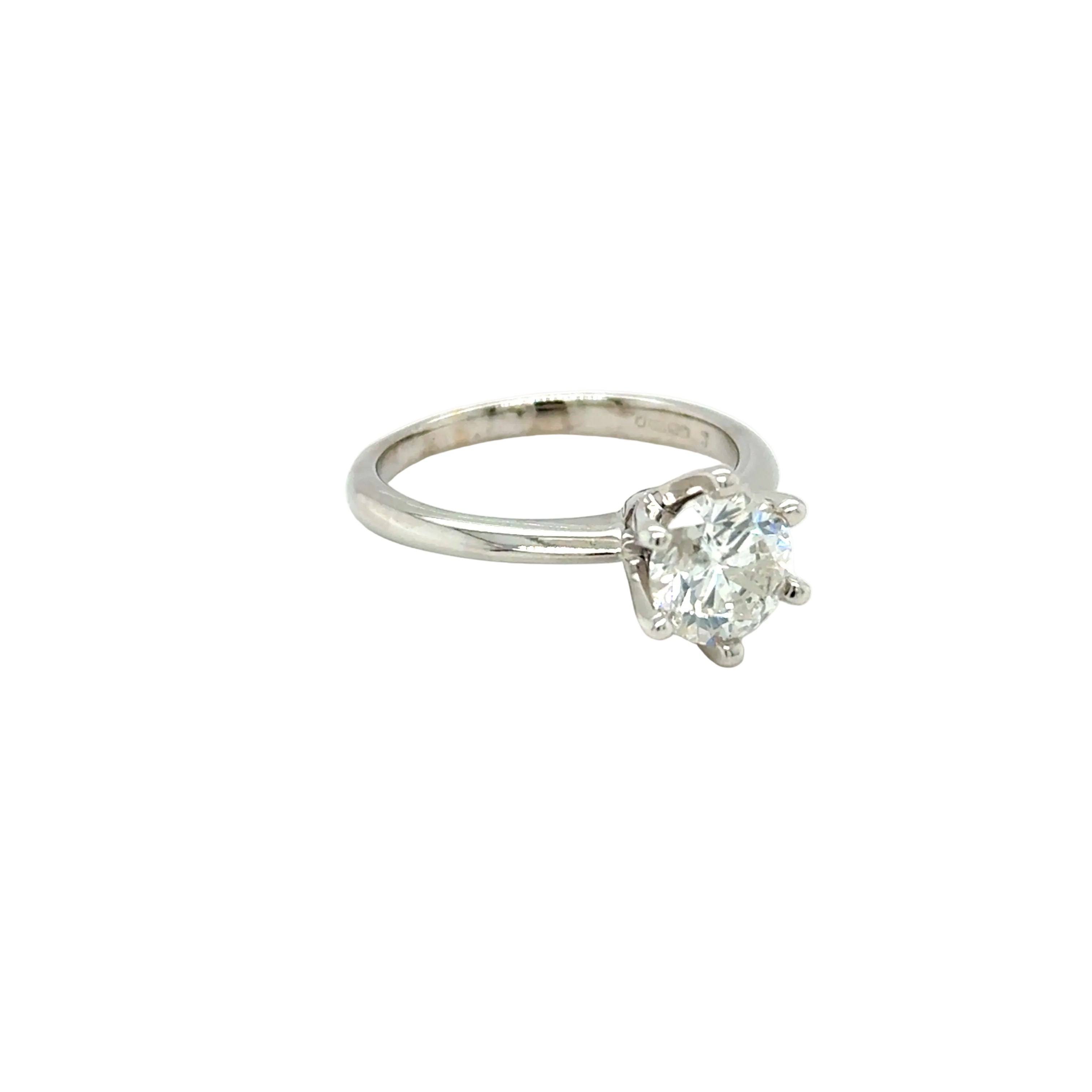 1.50ct Round Brilliant Cut Diamond Solitaire Ring 18ct White Gold