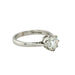 1.84ct Transitional Cut Diamond Solitaire Ring 18ct White Gold