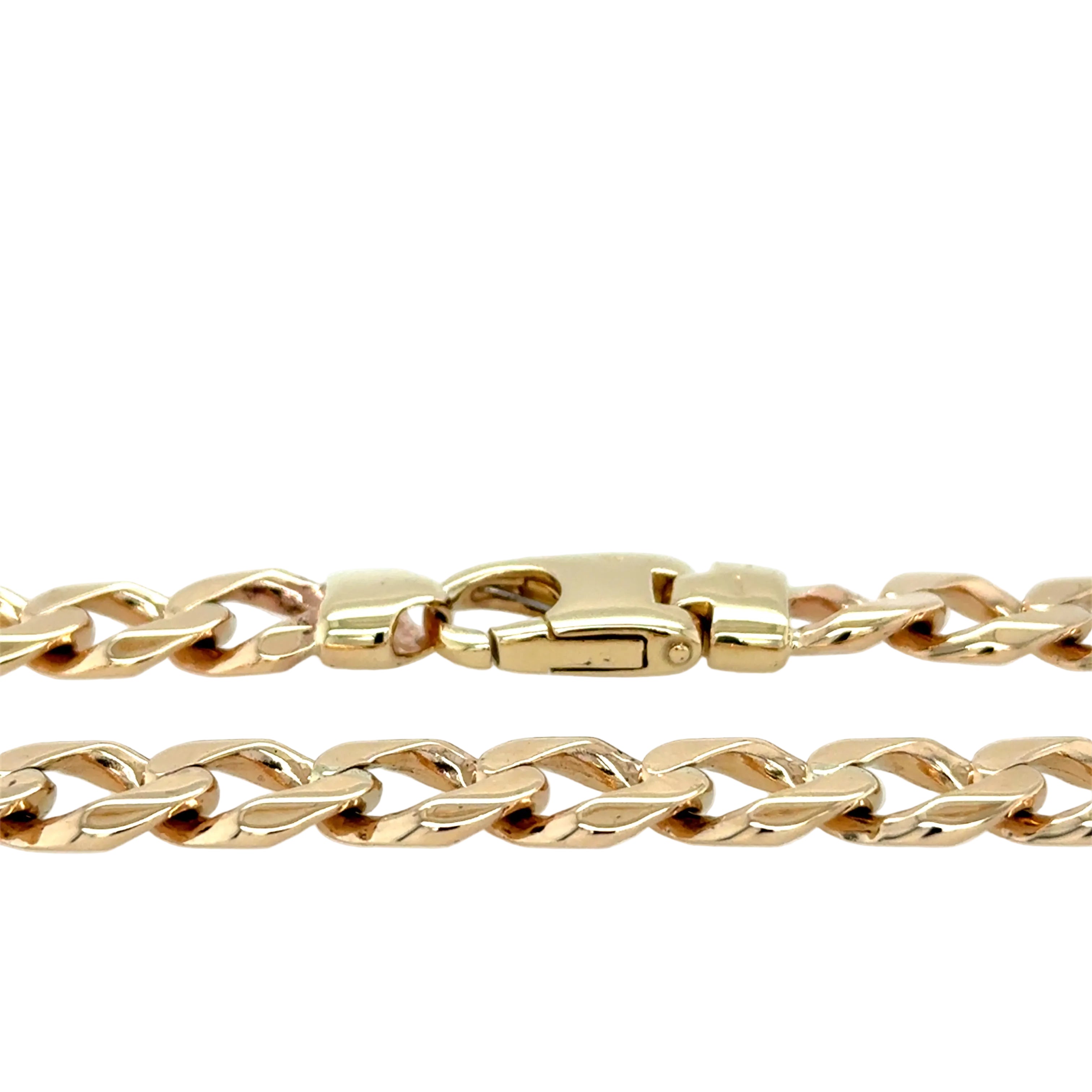 9ct Yellow Gold 24"/60cm Heavy Curb Chain Necklace - 91.15g