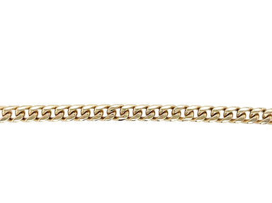 9ct Yellow Gold 7.5"/18.75cm Chunky Curb Link Bracelet