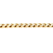 9ct Yellow Gold 7.5"/18.75cm Chunky Curb Link Bracelet