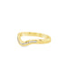 18ct Yellow Gold 2.5mm Channel Set Diamond Shaped Wedding Band Ring