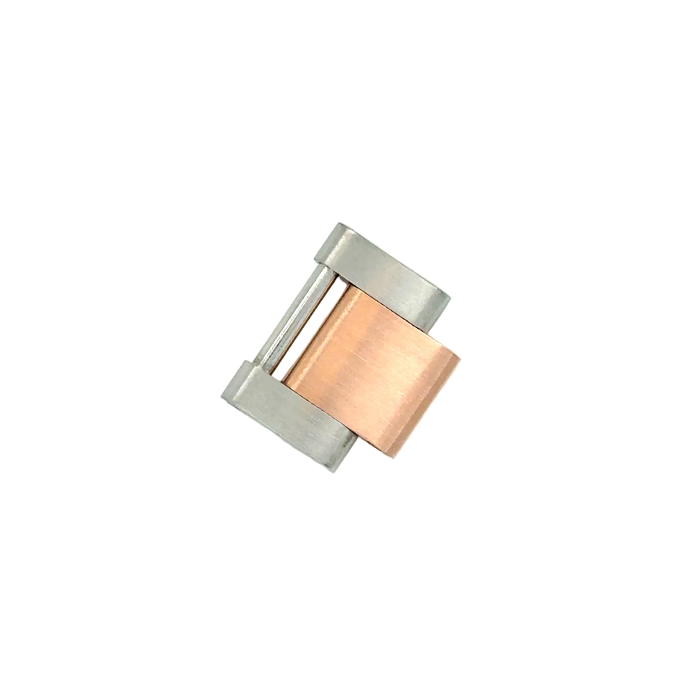 ROLEX Genuine Oyster Bi Metal Rose Gold & Steel Spare Link 15.4mm