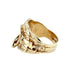 9ct Yellow Gold Horse Saddle Ring Size T - 11.83g