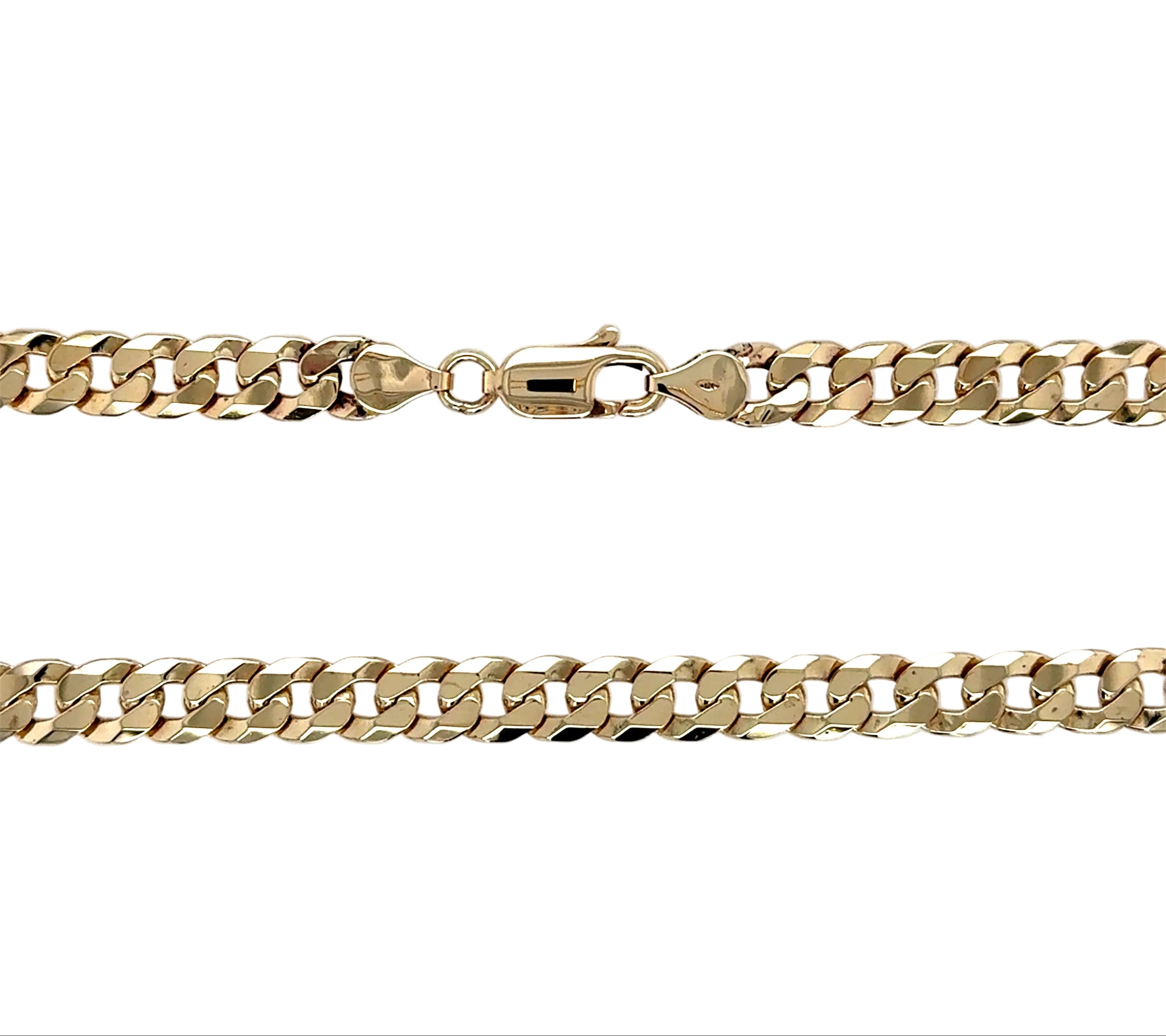 9ct Yellow Gold 20"/50cm Curb Link Chain Necklace - 31.44g
