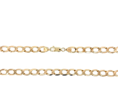 9ct Yellow Gold 22"/55cm Curb Link Chain Necklace - 26.80g