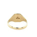 9ct Yellow Gold Cushion Shaped Signet Ring Size Z+2