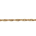 9ct Yellow Gold 7.5"/18.57cm Woven Link Bracelet - 9.20g