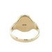 9ct Yellow Gold Vintage Chunky Oval Signet Ring Size W