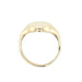 9ct Yellow Gold Vintage Chunky Oval Signet Ring Size W