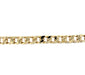 9ct Yellow Gold 9"/22.50cm Heavy Curb Link Bracelet - 66.50g