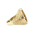 9ct Yellow Gold Half Sovereign Ring Mount Size T 1/2 - 6.22g
