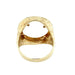 9ct Yellow Gold Half Sovereign Ring Mount Size T 1/2 - 6.22g