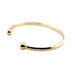 9ct Yellow Gold 8"/20cm Solid Torque Bangle - 15.50g