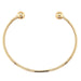 9ct Yellow Gold 8"/20cm Solid Torque Bangle - 15.50g