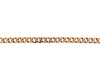 9ct Rose Gold 8.5"/21.25cm Hollow Curb Link Bracelet - 8.98g